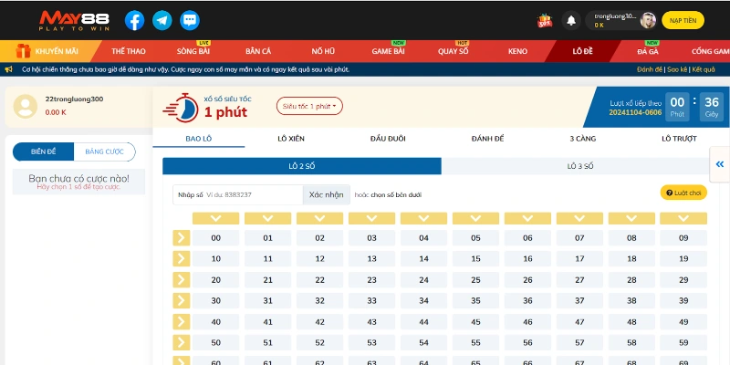 Giao dịch thanh toán lô đề trực tuyến an toàn tuyệt đối