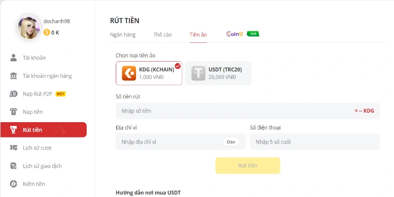 Rút tiền May88 là một quy trình đơn giản và nhanh chóng 